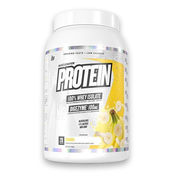Protein 100% Whey Isolate - Banana - Muscle Nation | MAK Fitness