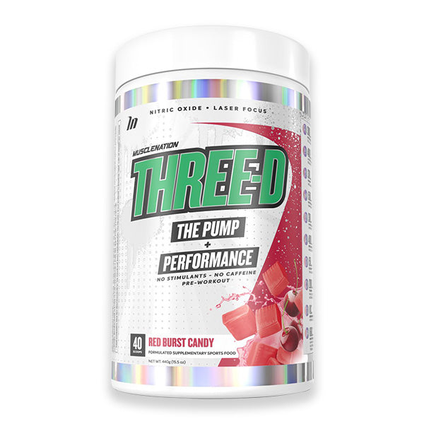 Three-D Pump & Performance - Red Burst Candy - Muscle Nation | MAK Fitness