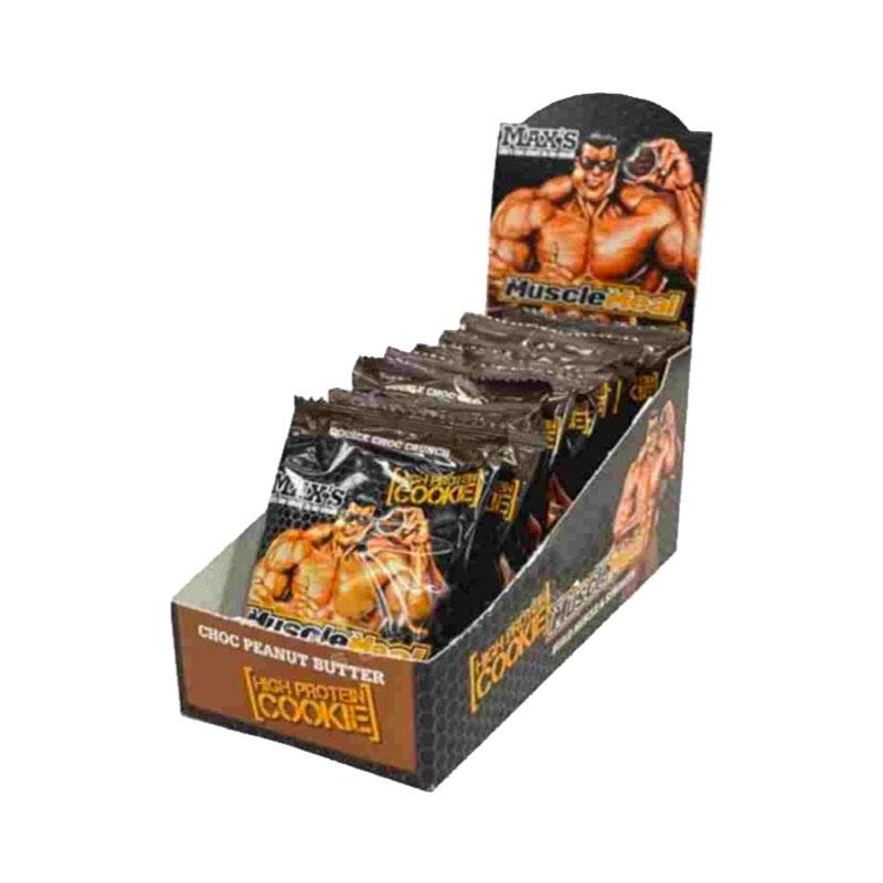Muscle Meal Cookies (Box of 12) - MAX's | Chocolate Peanut Butter