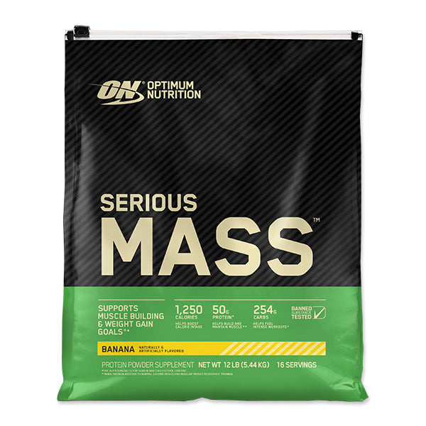 Serious Mass - 5.45kg - Banana - Optimum Nutrition | MAK Fitness