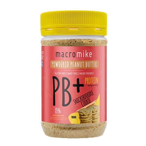 PB+ Powdered Peanut Butter (180g) - Snickerdoodle Cookie - Macro Mike | MAK Fitness