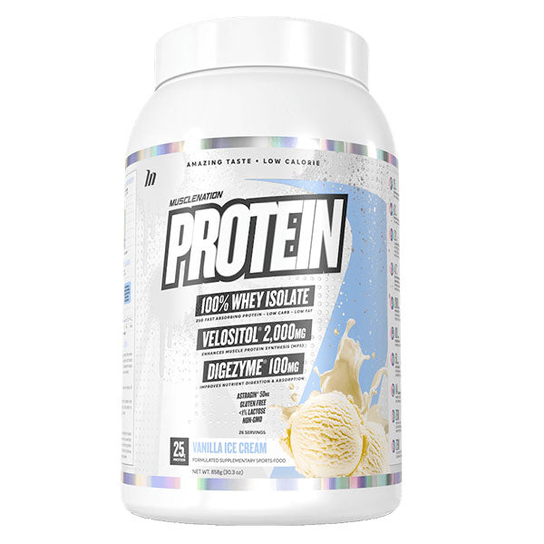 Protein 100% Whey Isolate - Vanilla Ice Cream - Muscle Nation | MAK Fitness
