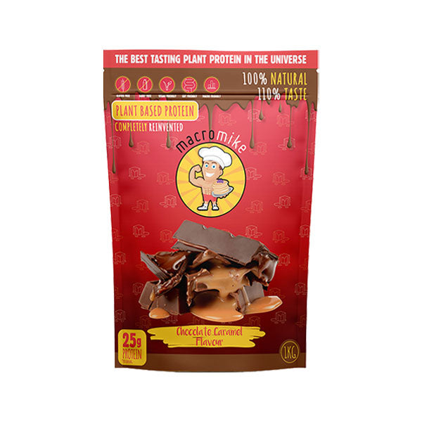 Plant Based Protein+ (1kg) - Chocolate Caramel - Macro Mike | MAK Fitness
