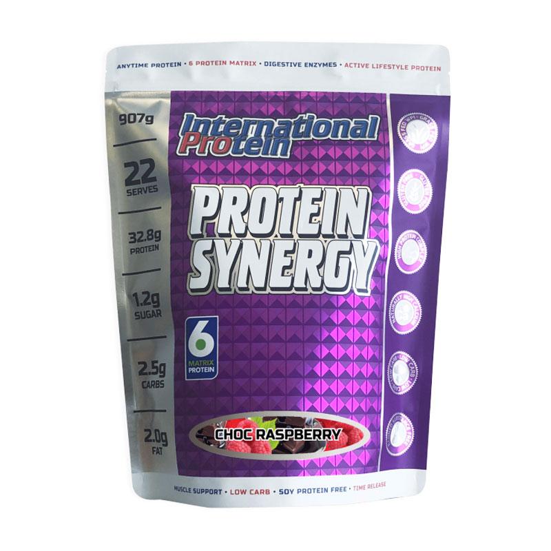 Protein Synergy - Choc Raspberry - International Protein | MAK Fitness