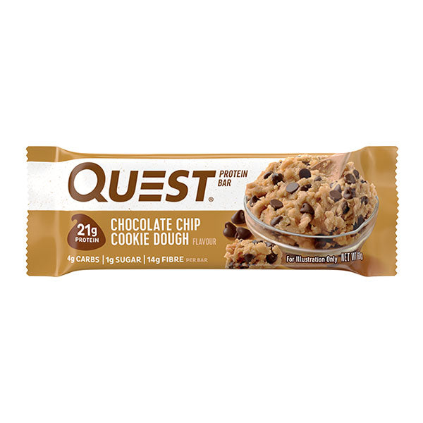 Quest Bar - Chocolate Chip Cookie Dough - Quest Nutrition | MAK Fitness