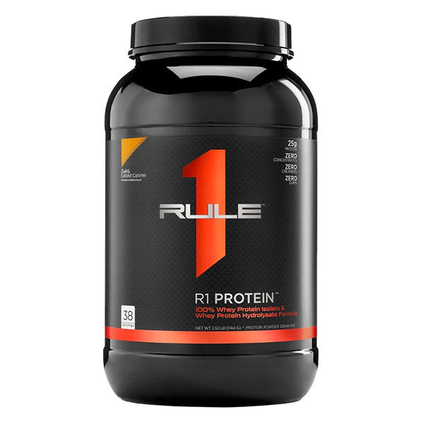 R1 Protein WPI - Salted Caramel - Rule One | MAK Fitnesss