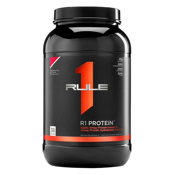 R1 Protein WPI - Strawberry & Creme - Rule One | MAK Fitnesss