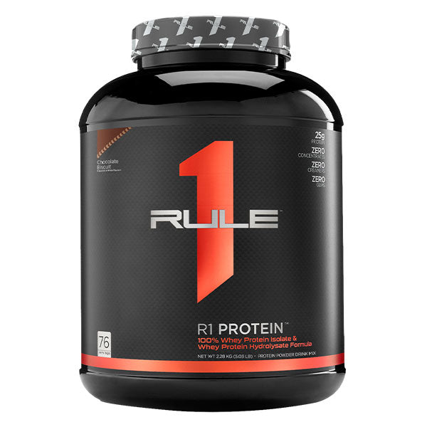 R1 Protein WPI - Chocolate Biscuit - Rule One | MAK Fitnesss