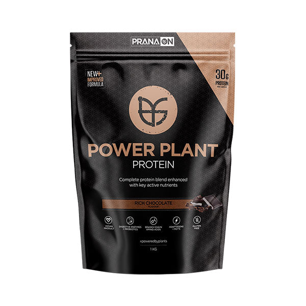 Power Plant Protein - 1kg - Rich Chocolate - PRANA ON | MAK Fitness