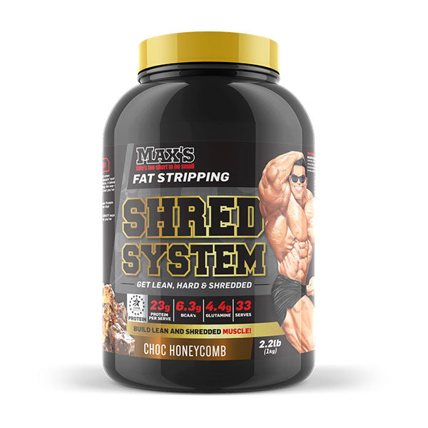 Shred System - 1kg - Choc Honeycomb - MAX's | MAK Fitness