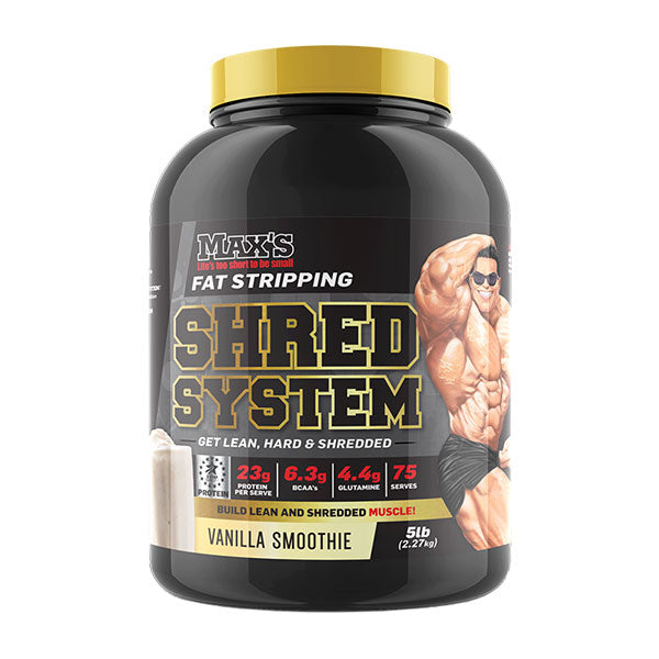 Shred System - 2.27kg - Vanilla Smoothie - MAX's | MAK Fitness