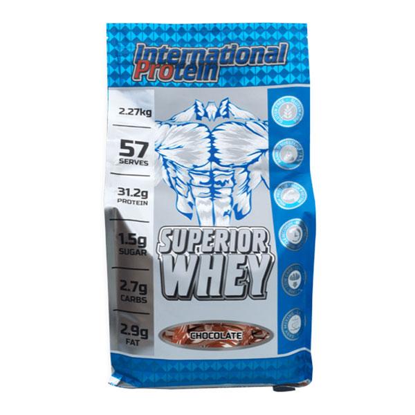 Superior Whey - Chocolate - International Protein | MAK Fitness