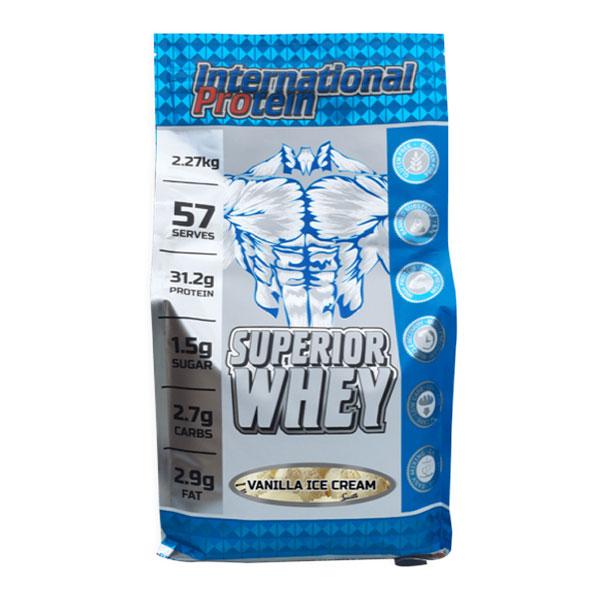 Superior Whey - Vanilla Ice Cream - International Protein | MAK Fitness