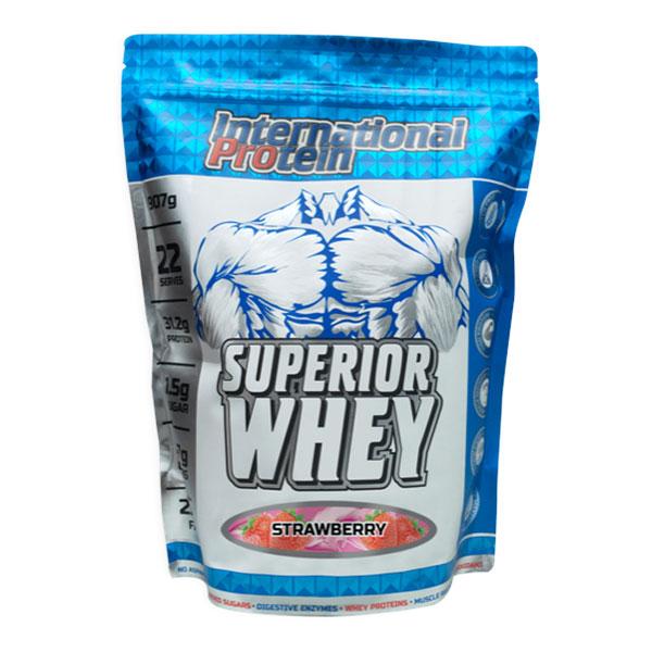 Superior Whey - Strawberry - International Protein | MAK Fitness