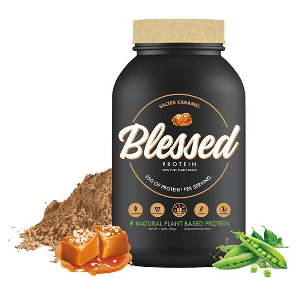 Blessed Protein - 30 Serves - Salted Caramel - Clear Vegan | MAK Fitness