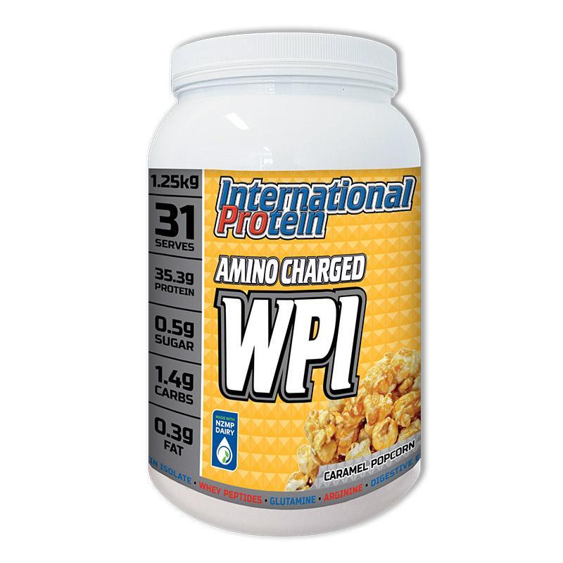 Amino Charged WPI - Caramel Popcorn - International Protein | MAK Fitness