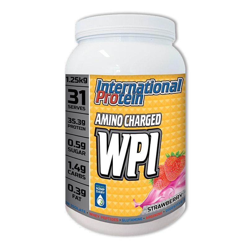 Amino Charged WPI - Strawberry - International Protein | MAK Fitness