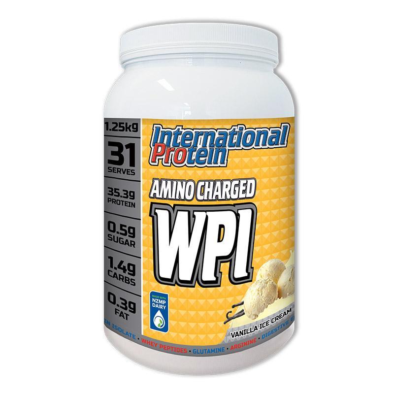 Amino Charged WPI - Vanilla Ice Cream - International Protein | MAK Fitness