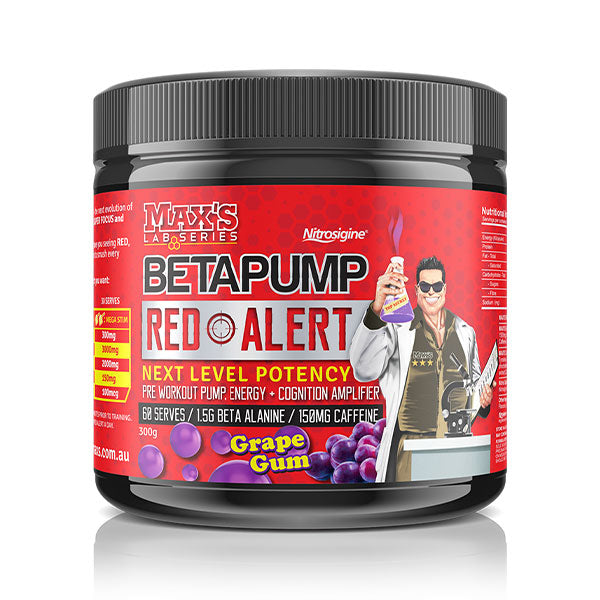 BetaPump Red Alert - Grape Gum - MAX's | MAK Fitness