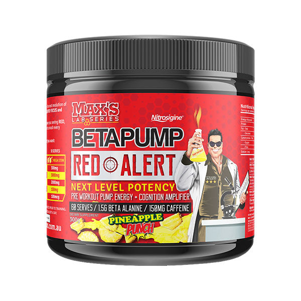 BetaPump Red Alert - Pineapple Punch - MAX's | MAK Fitness