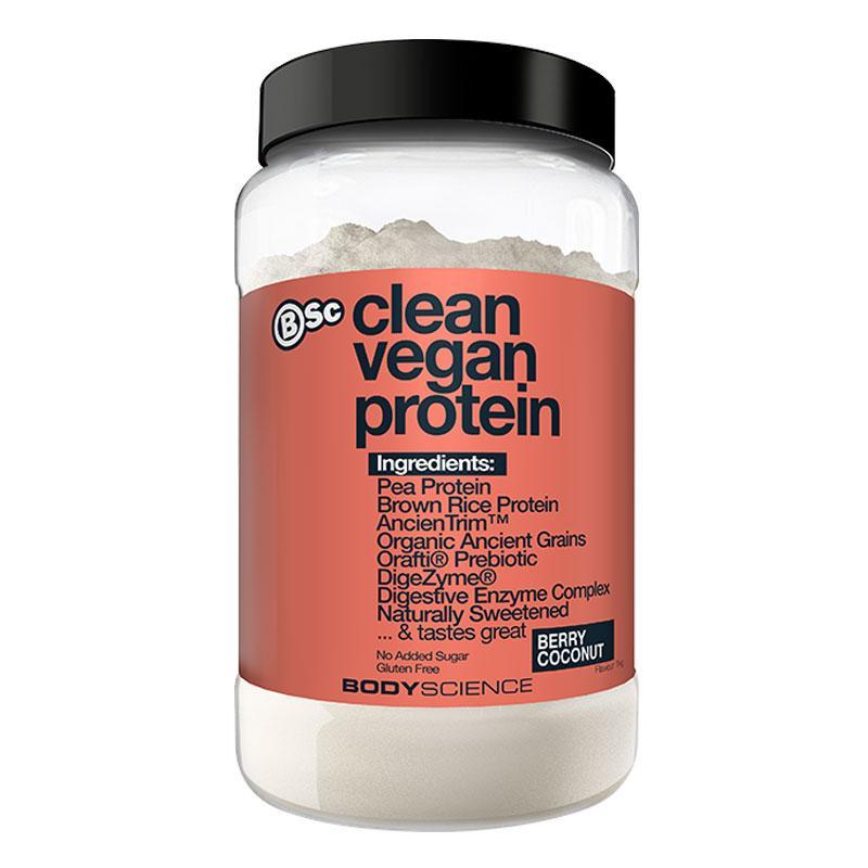 Clean Vegan Protein - Berry Coconut - Body Science | MAK Fitness