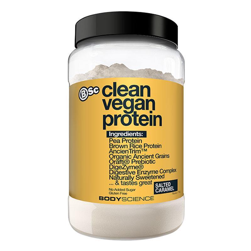 Clean Vegan Protein - Salted Caramel - Body Science | MAK Fitness