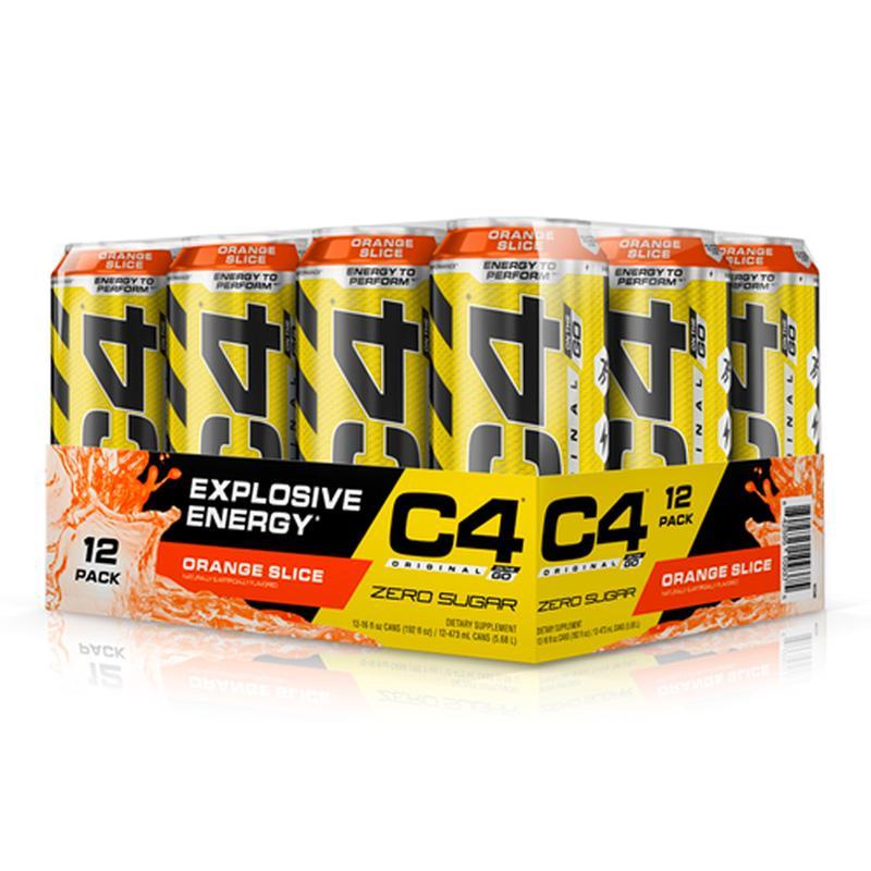 C4 Original Carbonated (12 Pack) - Orange Slice - Cellucor | MAK Fitness