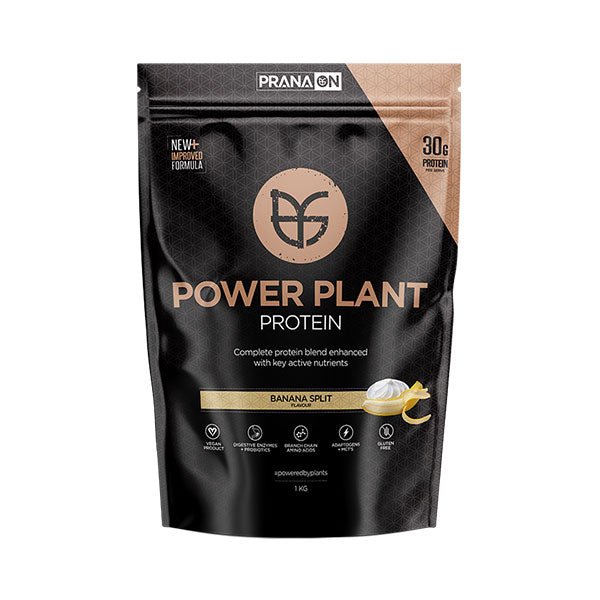 Power Plant Protein - 1kg - Banana Split - PRANA ON | MAK Fitness