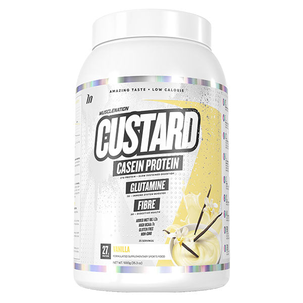 Custard Casein Protein - Vanilla - Muscle Nation | MAK Fitness