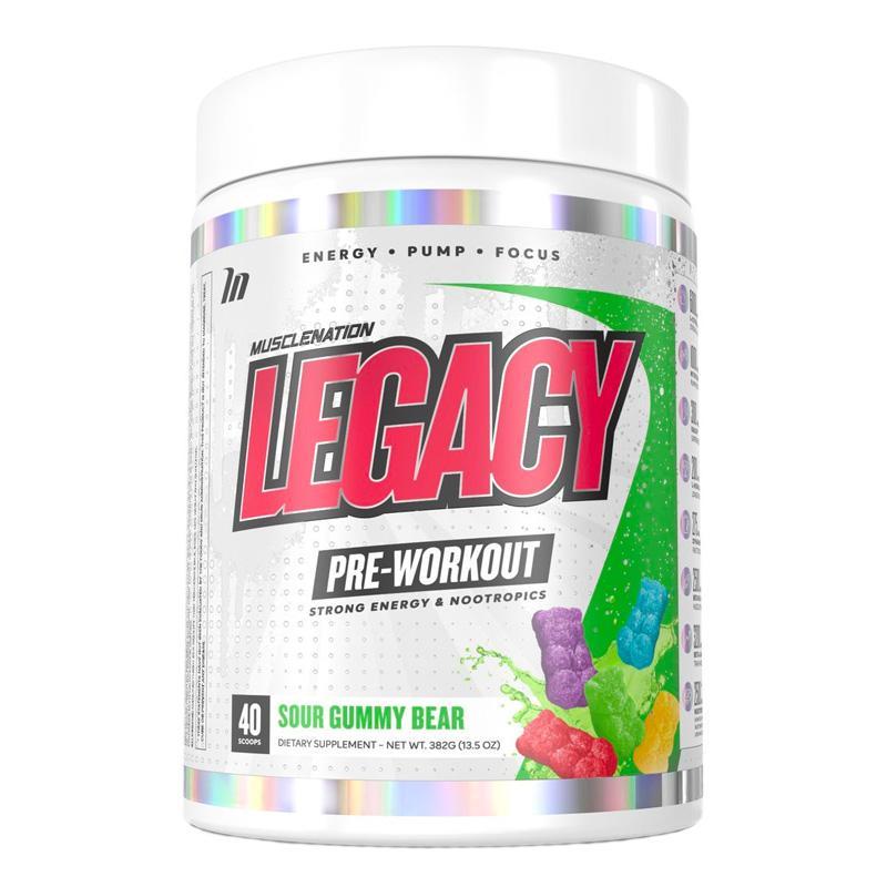 Legacy Pre-Workout - Sour Gummy Bear - Muscle Nation | MAK Fitness