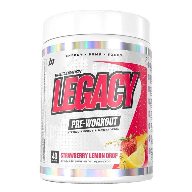 Legacy Pre-Workout - Strawberry Lemon Drop - Muscle Nation | MAK Fitness