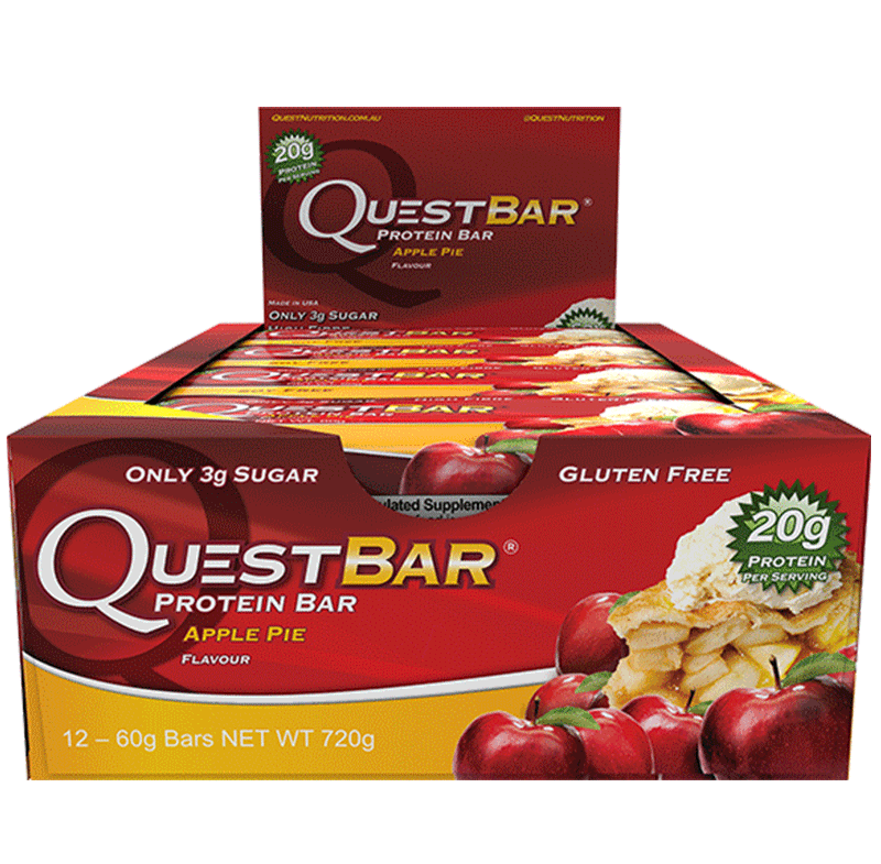 Quest Protein Bars (Box of 12) - Apple Pie - Quest Nutrition | MAK Fitness