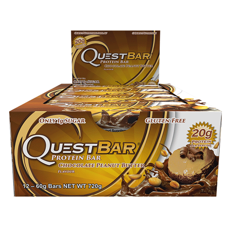 Quest Protein Bars (Box of 12) - Chocolate Peanut Butter - Quest Nutrition | MAK Fitness