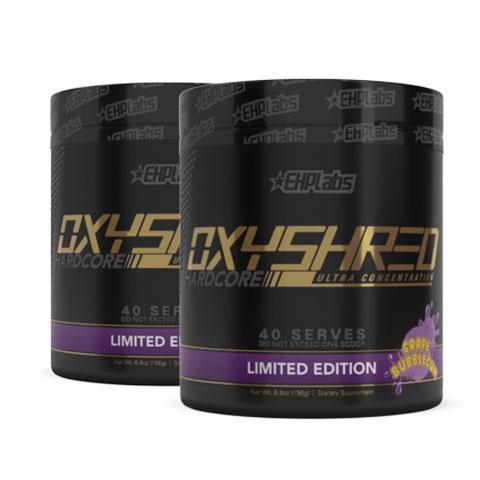 OxyShred Hardcore Twin Pack - Grape - EHPlabs | MAK Fitness