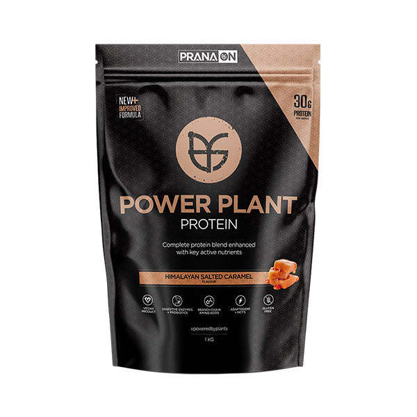 Power Plant Protein - 1kg - Salted Caramel - PRANA ON | MAK Fitness